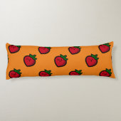 かわいい赤マンガベジタリアン ボディピロー (裏面)