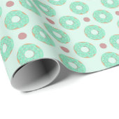 かわいい赤ユニセックスちゃんシャワー ラッピングペーパー (ロールコーナー)