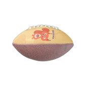 かわいい赤リス漫画イラストレーション アメリカンフットボール (回転90)