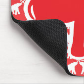 かわいい赤象の口 マウスパッド (コーナー)