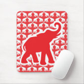 かわいい赤象の口 マウスパッド (マウス)