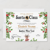 かわいい赤金ゴールドサンタいけなニース公式サイト シーズンカード (正面)