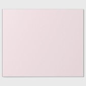 かわいい赤面ピンクの白い雪の結晶の冬の休日 ラッピングペーパー (フラット)