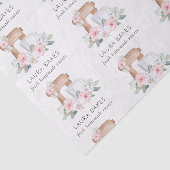 かわいい赤面ピンクフローラケーキミキサーベーカリーケータリング 薄葉紙 (詳細)