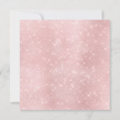 かわいい赤面ピンクユニコーンセントパトリックの日パーティー 招待状 (裏面)