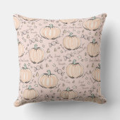 かわいい赤面ピンクリトルカボチャが途中 クッション (裏面)