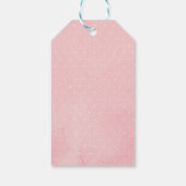 かわいい赤面フローラウッドランドフォレストベビーシャワー ギフトタグ (裏面)