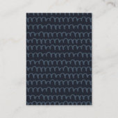 かわいい赤面ブルー小さな人魚ディスプレイ赤ちゃんシャワー エンクロージャーカード (裏面)