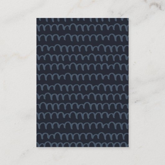 かわいい赤面ブルー小さな人魚ディスプレイ赤ちゃんシャワー エンクロージャーカード (裏面)