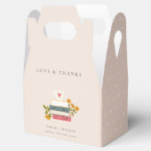 かわいい赤面積み上げストーリーブズ結婚フローラ フェイバーボックス (オープン)