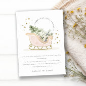 かわいい赤面金ゴールドウィンターズライエイジ誕生日 サンキューカード