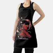 かわいい赤魔道士猫ヒーロー エプロン (インサイチュ)