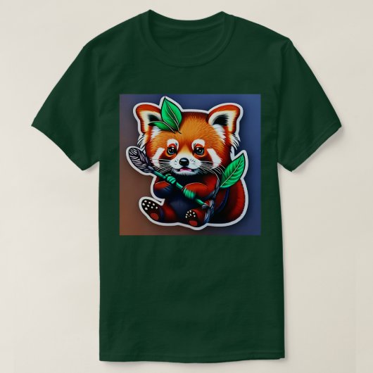 かわいい赤Ba2 Tシャツ (デザイン正面)