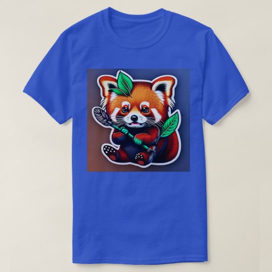 かわいい赤Ba2 Tシャツ (デザイン正面)