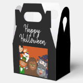 かわいい超自然ハッピーハローウィンの衣装パーティー フェイバーボックス (オープン)