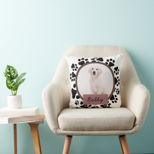 かわいい足のクリスマスのカスタム休日の犬の写真 クッション (椅子)