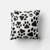 かわいい足のクリスマスのカスタム休日の犬の写真 クッション (裏面)