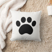 かわいい足のプリント クッション (ブランケット)