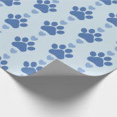 かわいい足のプリント ラッピングペーパー (角)