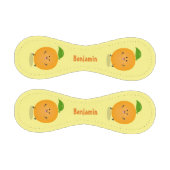 かわいい踊りオレンジの柑橘類 野球ボール (パネル)