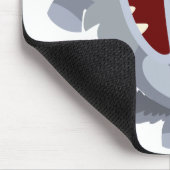 かわいい踊りカートゥーンウルフマウスパッド マウスパッド (コーナー)