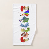 かわいい踊りガールズ ハンドタオル (ハンドタオル)