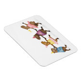 かわいい踊りキャピバラお祝い磁石 マグネット (右側)