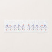 かわいい踊りペンギンクリスマス (外部フラット)