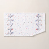 かわいい踊りペンギンクリスマス ハンドタオル (ハンドタオル)