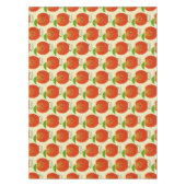 かわいい踊りリンゴ漫画イラストレーション テーブルクロス (正面)