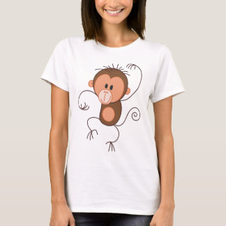 かわいい踊り猿 Tシャツ