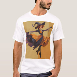 かわいい踊り魔女 Tシャツ