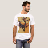 かわいい踊り魔女 Tシャツ (正面フル)