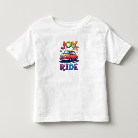 🚘 かわいい車のデザインで子供たちを笑顔に 🎨 トドラーTシャツ (正面)