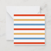 かわいい車のパーソナライズギフト同封カード ノートカード (裏面)