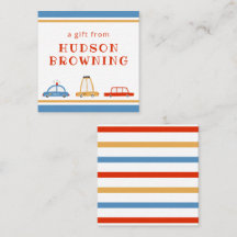 かわいい車のパーソナライズギフト同封カード