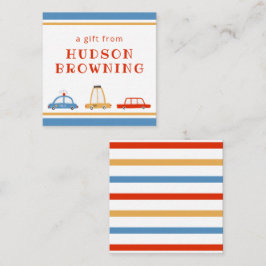 かわいい車のパーソナライズギフト同封カード ノートカード