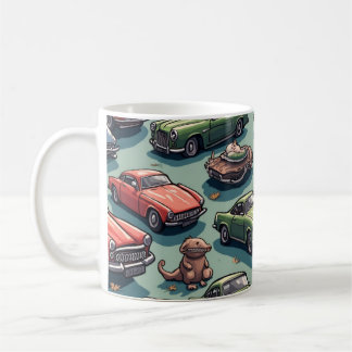 かわいい車のマグ コーヒーマグカップ