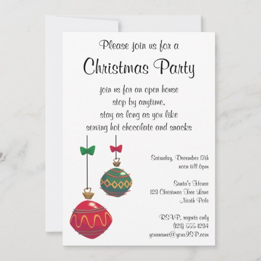 かわいい車の中でサンタ・クラウスのヴィンテージクリスマス 招待状 (裏面)