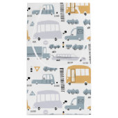 かわいい車の交通パターン|過去記事 スモールペーパーバッグ (裏面)