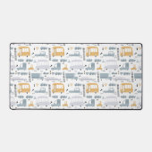 かわいい車の交通パターン|過去記事 デスクマット (正面)