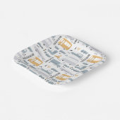 かわいい車の交通パターン|過去記事 ペーパープレート (傾斜あり)