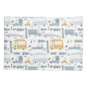 かわいい車の交通パターン|過去記事 枕カバー (裏面)