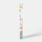 かわいい車の交通パターン|過去記事 iPhoneケース (左側面)