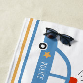 かわいい車パーソナライズされたのビーチタオル ビーチタオル (インサイチュ)