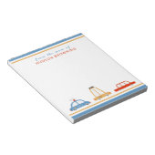 かわいい車パーソナライズされた母メモ帳 ノートパッド (アングル)