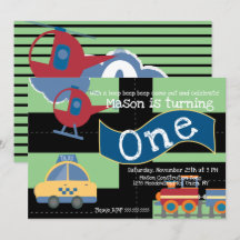 かわいい車パーティー1st誕生日任意の年齢