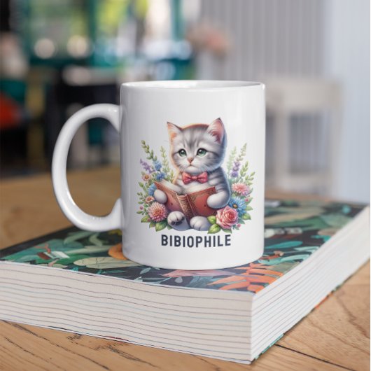 かわいい車読の本 コーヒーマグカップ