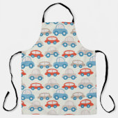 かわいい車(フラット) エプロン (正面)