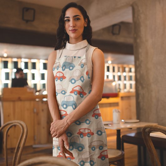 かわいい車(フラット) エプロン